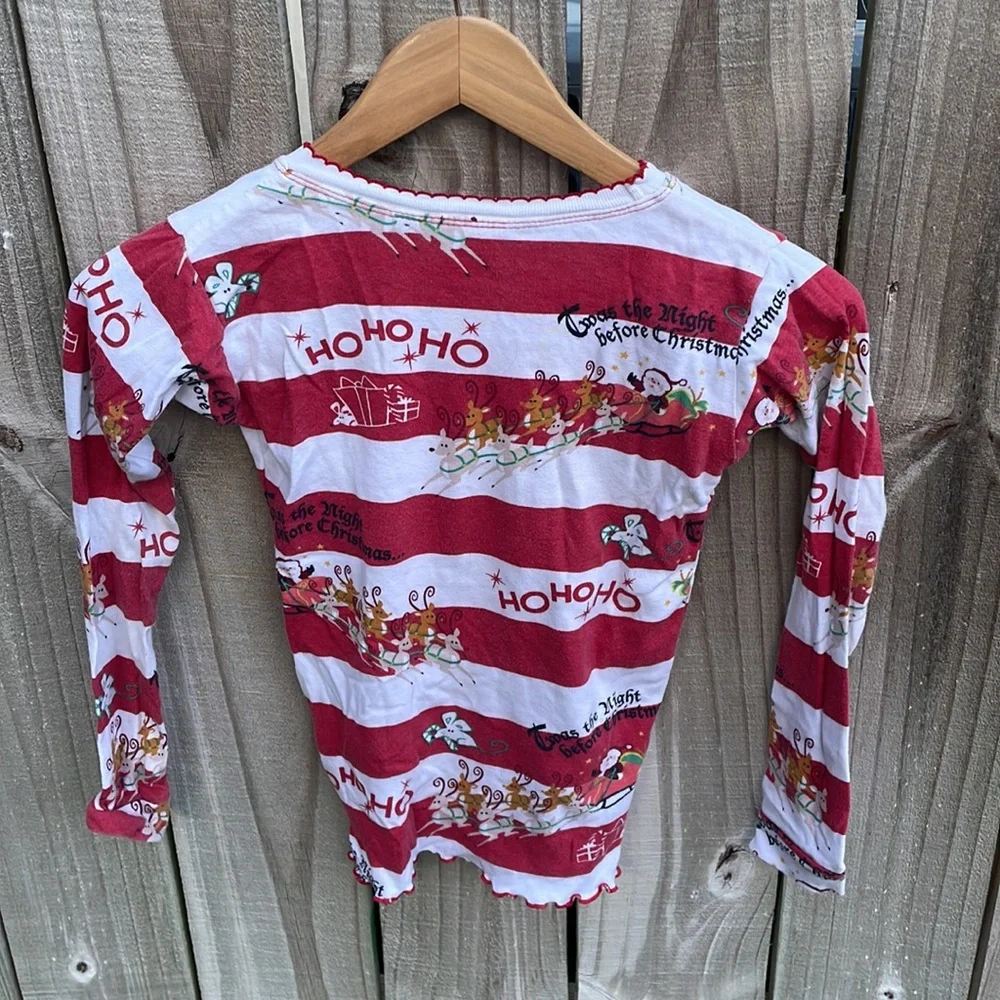 Books to Bed Twas the Night Before Christmas PJ Set Sz 10